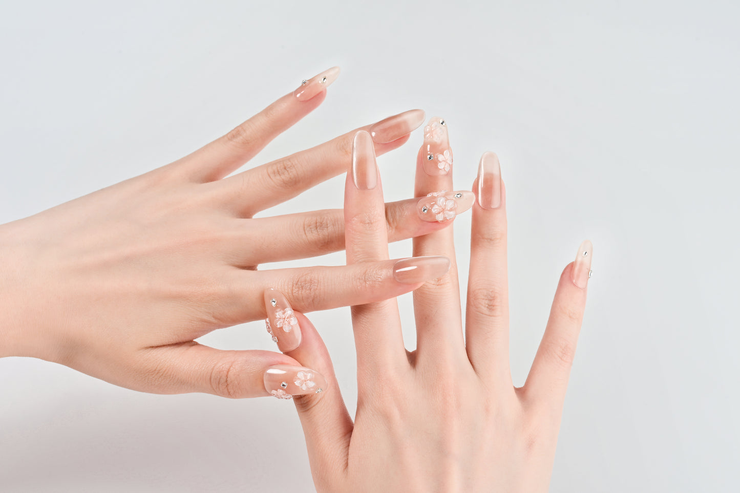 Hand-pinched flowers