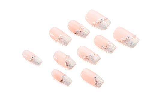 Hand-painted Cherry Blossom Nail Art