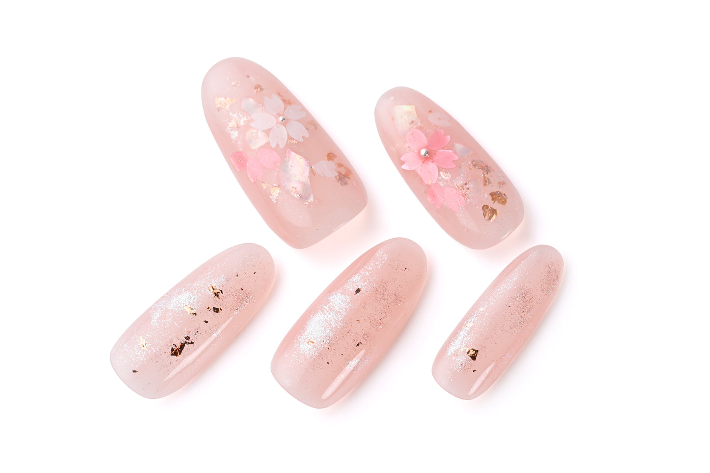 “Sakura Monogatari” style nails