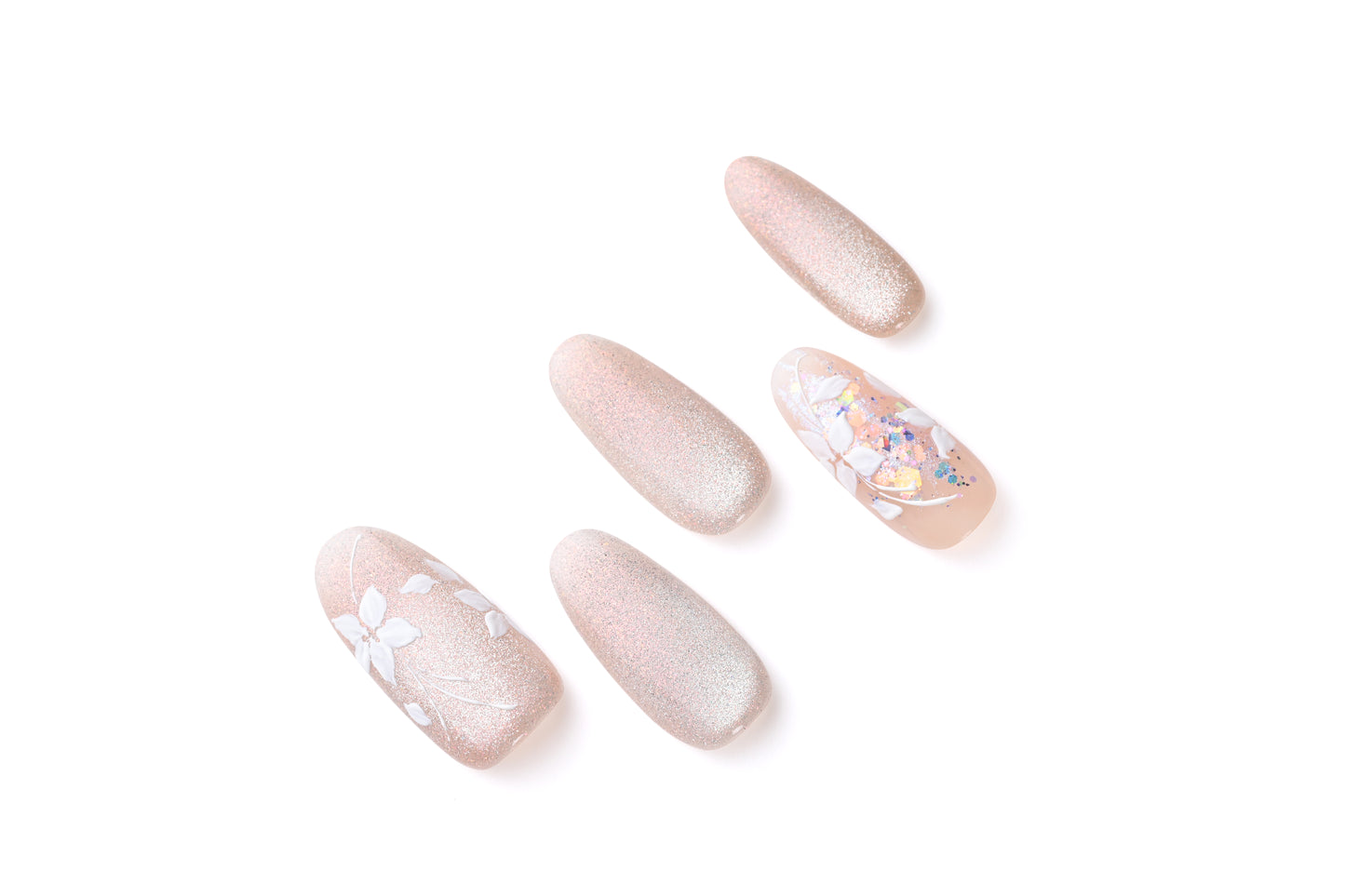 Elegant Pearl Press-on	Elegant Pink Wearable