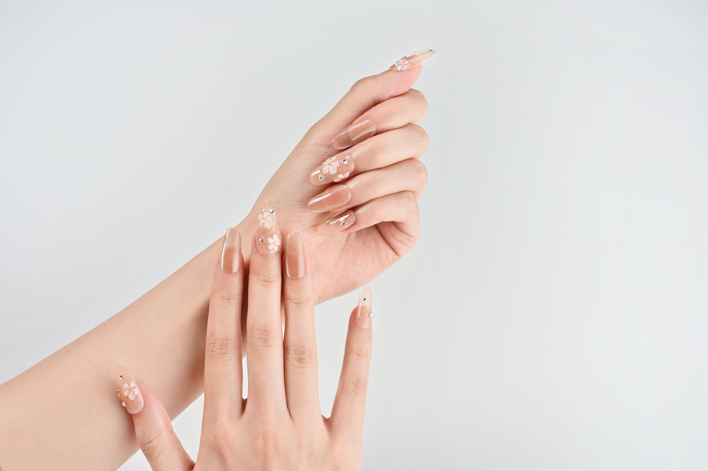 Hand-pinched flowers