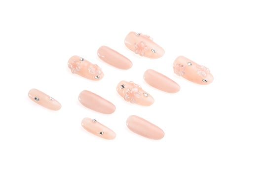 Hand-pinched flowers