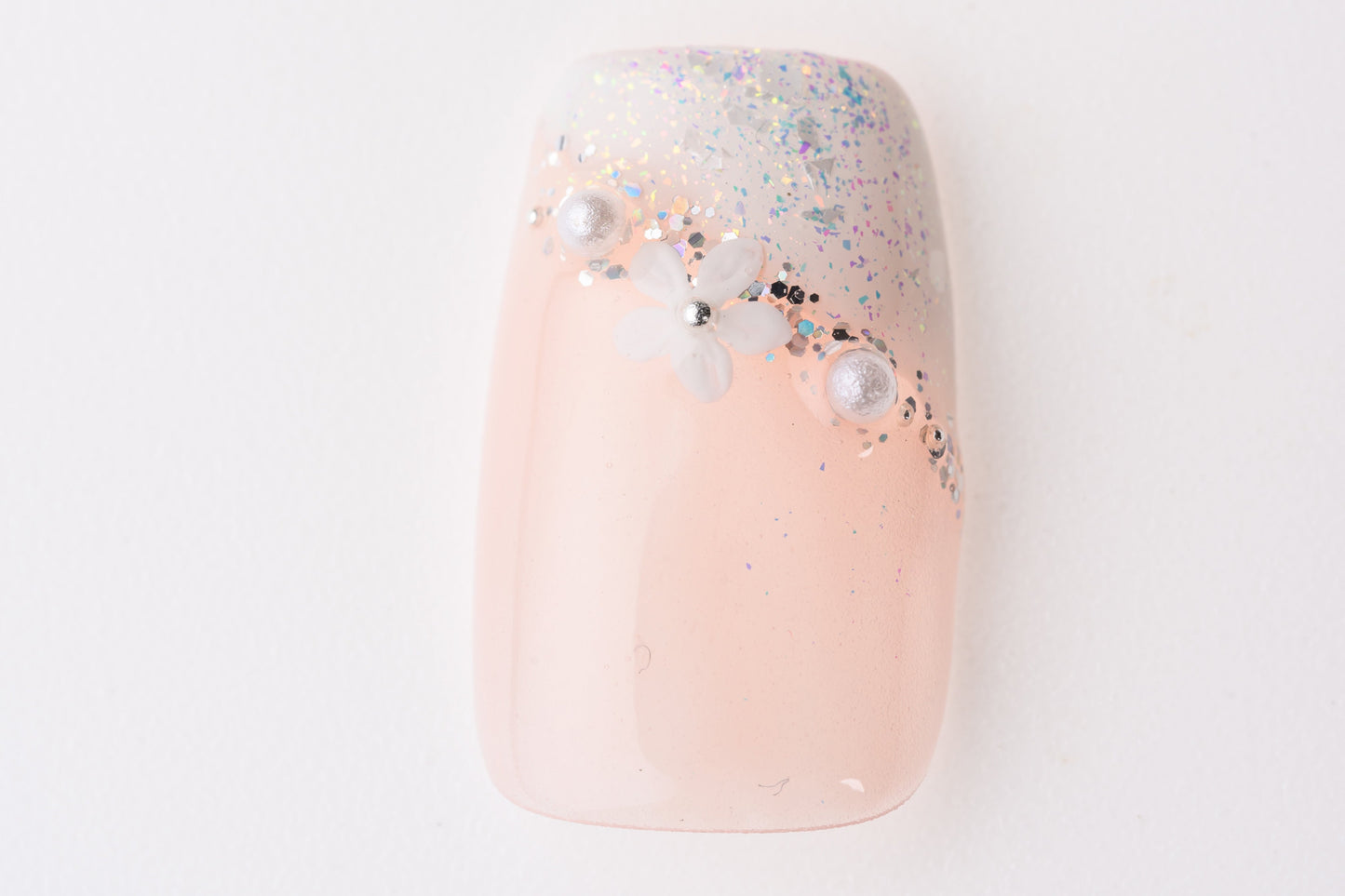 Hand-painted Cherry Blossom Nail Art