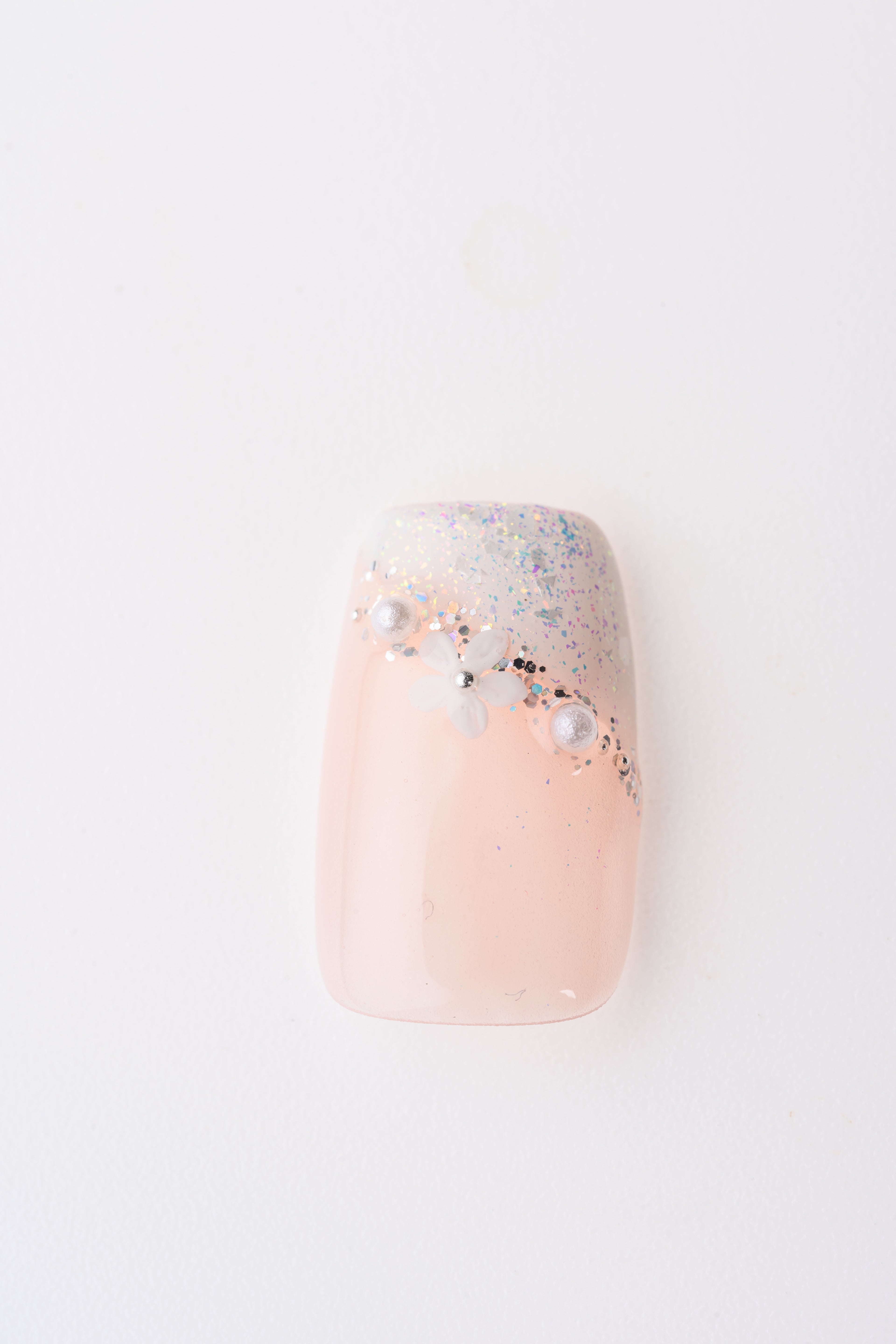 Hand-painted Cherry Blossom Nail Art