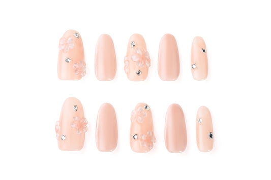 Hand-pinched flowers