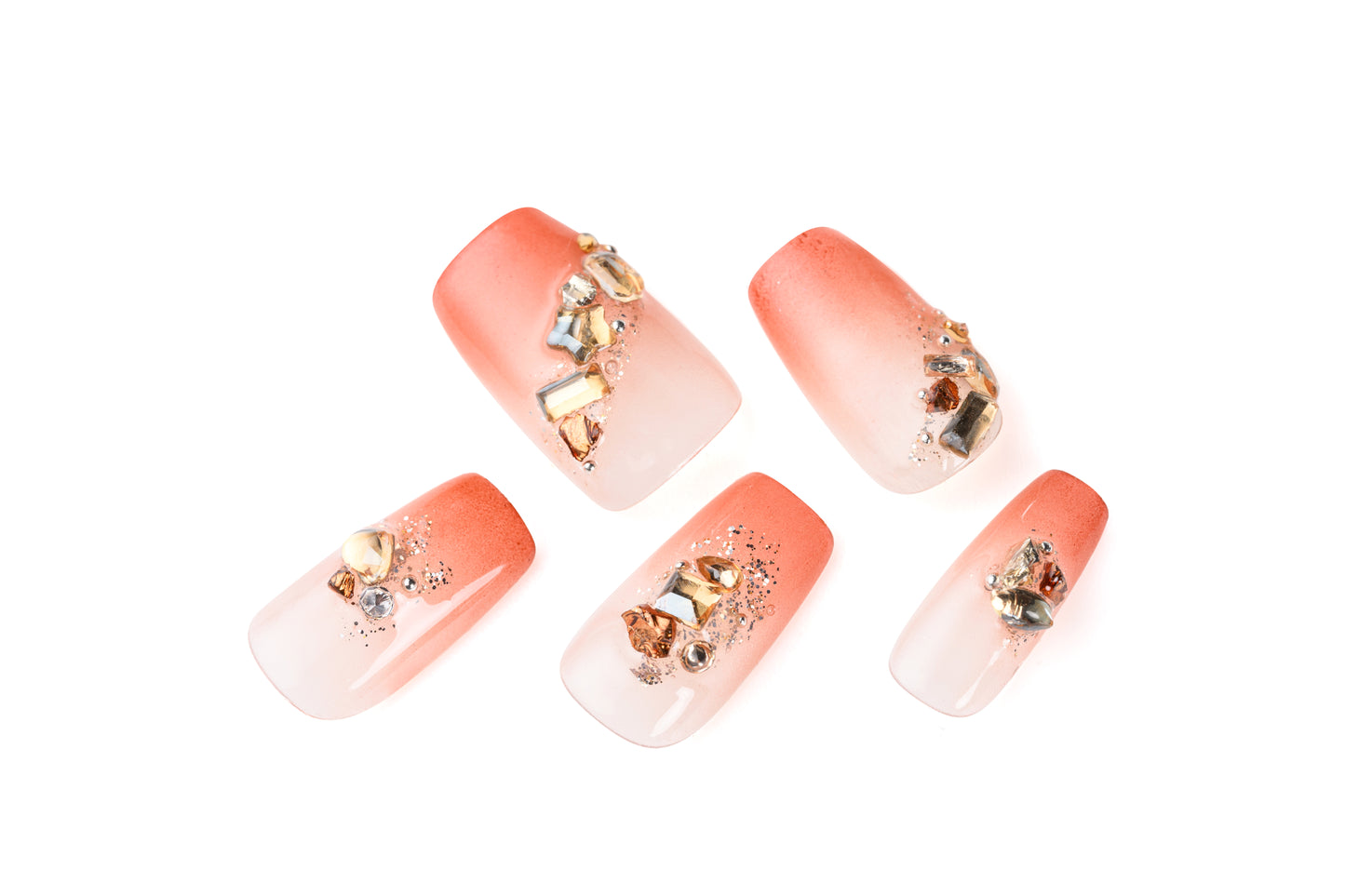 Pomegranate aril nail