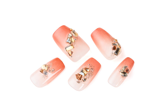 Pomegranate aril nail