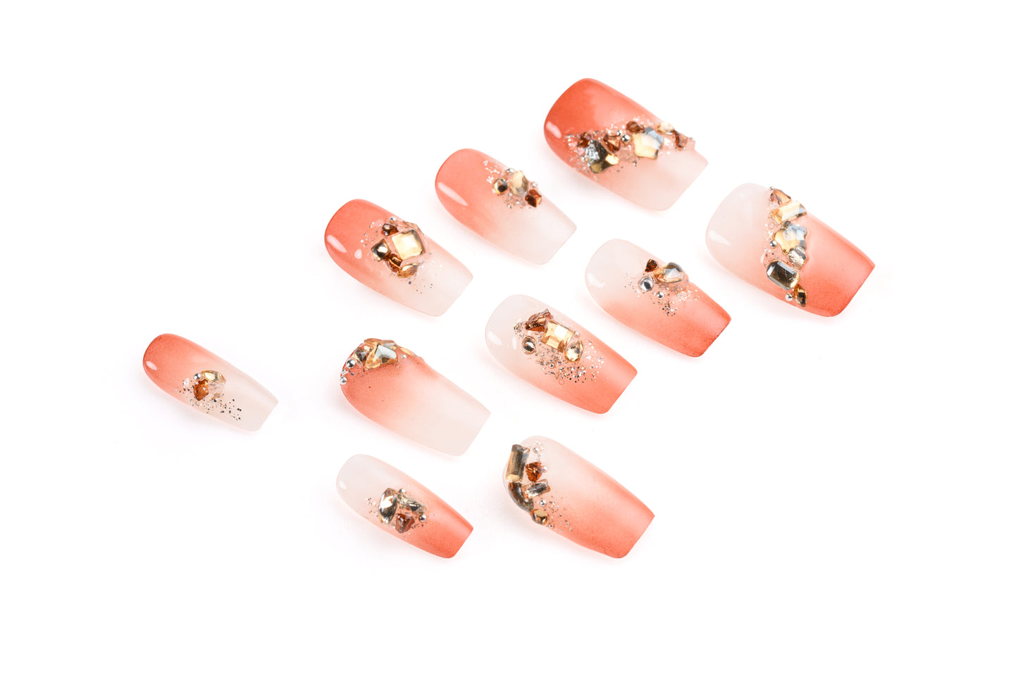 Pomegranate aril nail