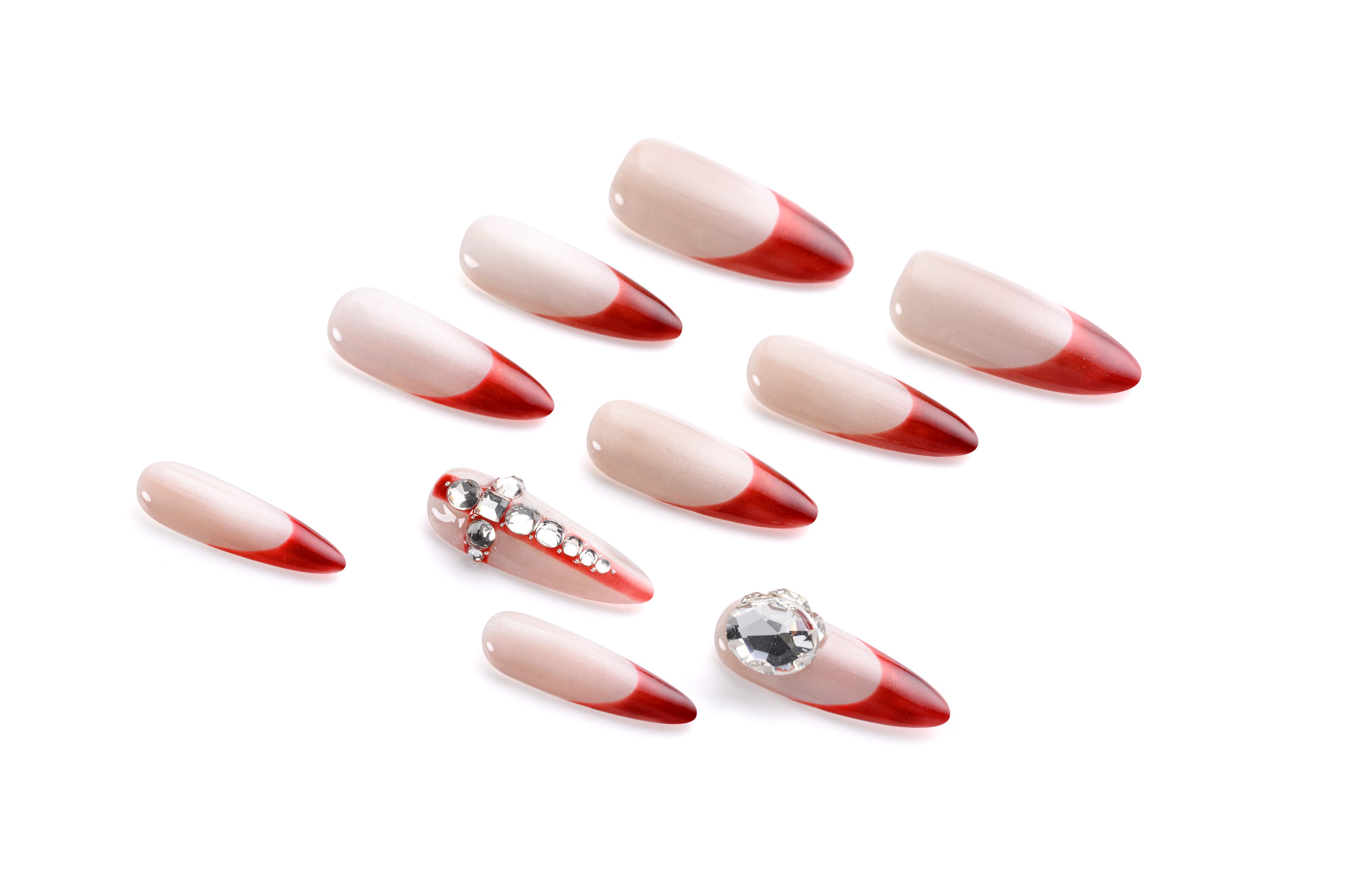 Crimson Flame Nail