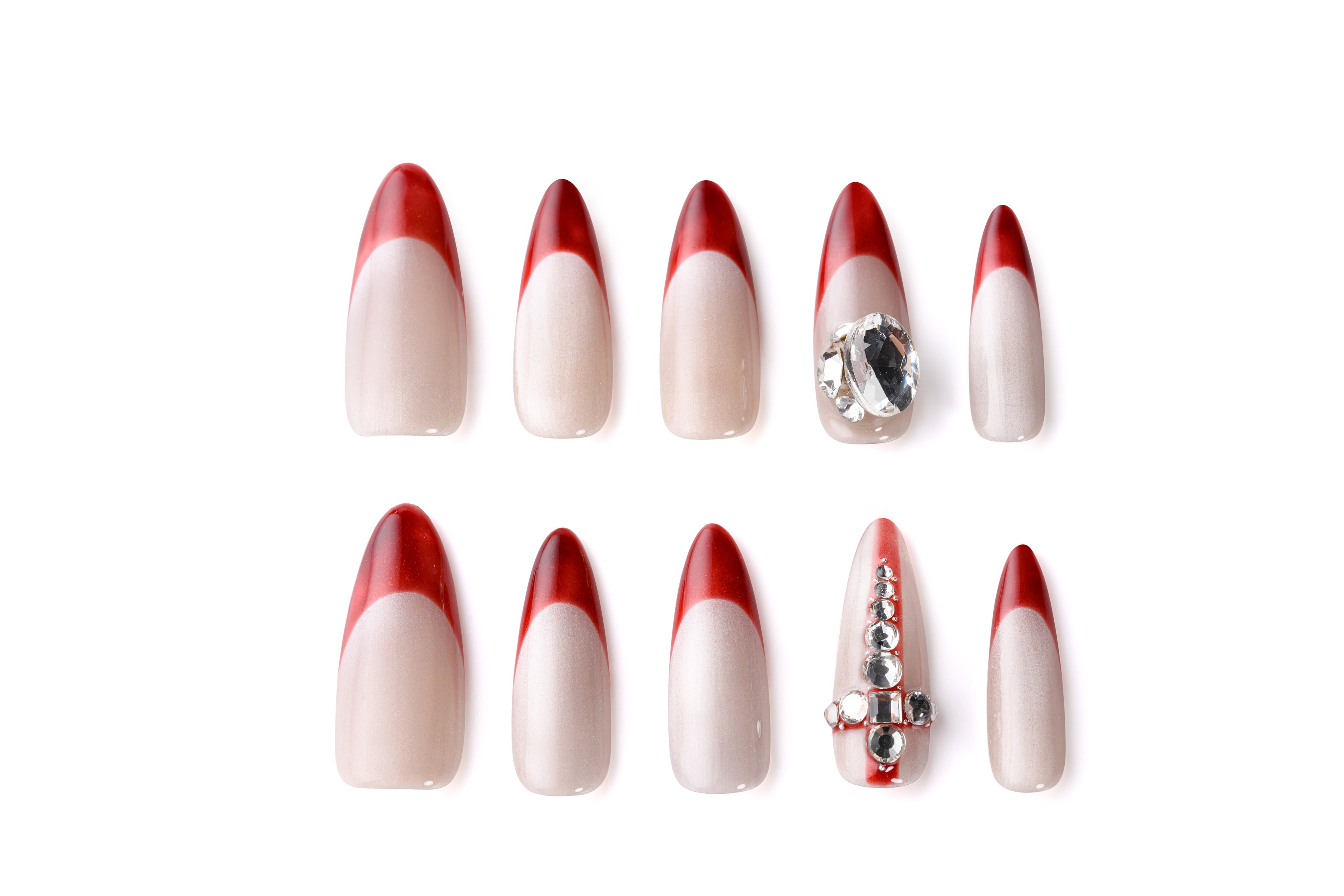 Crimson Flame Nail