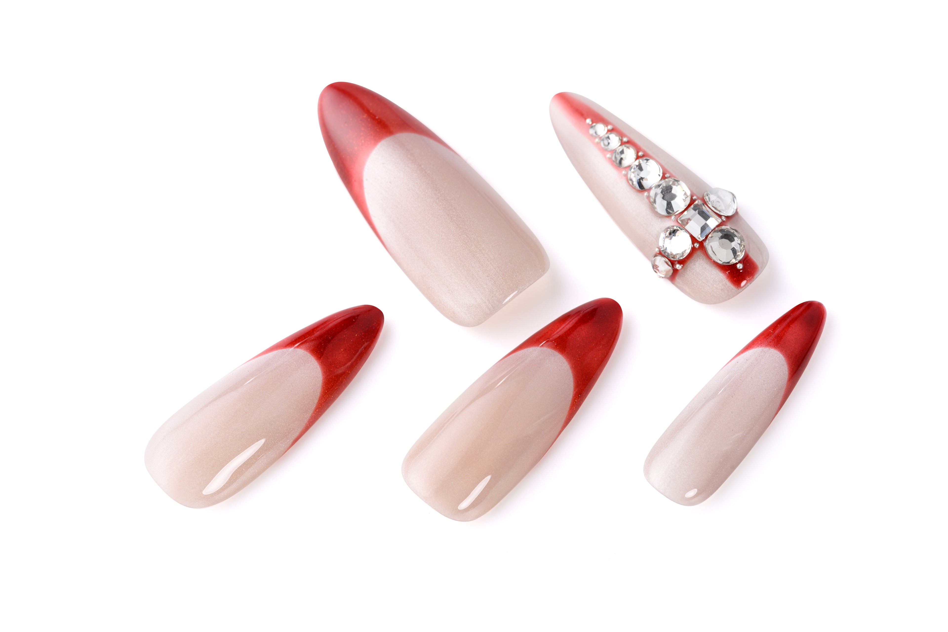 Crimson Flame Nail